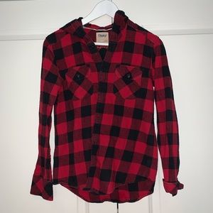 Black and Red TNA Flannel, Size XXS